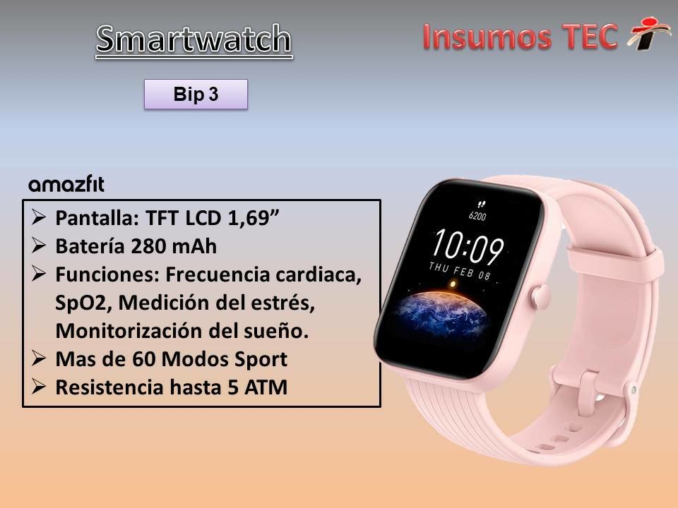 Amazfit Bip 5 Reloj Smartwatch Rosa