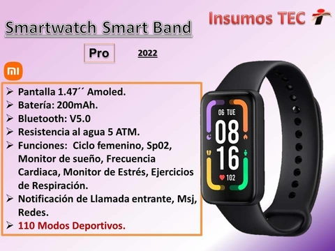 Reloj Xiaomi Redmi Smart Band Pro Negro