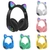 Imagen de Auriculares Orejas De Gato Bluetooth Hifi-stereo C Led M2 Negro