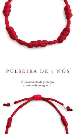 Pulseira Sete Nós na internet