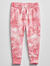 CONJUNTO MOLETOM GAP TIE DYE ROSA na internet