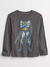 Camiseta manga longa (Batman) - Gap