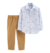 Conjunto Calça e Camisa casual Carter's menino