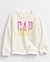 Moletom off white (gola careca) - GAP - comprar online