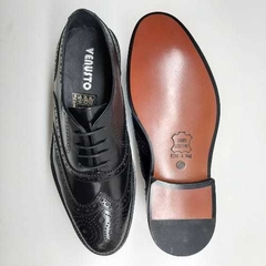 SAPATO BROGUE VN420100 PRETO - Venusto