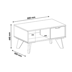 MESA DE CENTRO VIP - Muebles Virtual