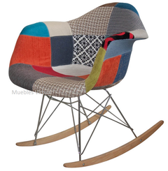 SILLON EAMES MECEDOR PATCHWORK