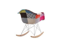 SILLON EAMES MECEDOR PATCHWORK - comprar online