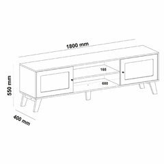 RACK DE TV CHARLOTTE - comprar online