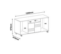 MESA PARA TV FRANCA - comprar online