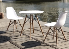 Imagen de MESA EAMES REDONDA 80CM MADERA