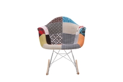 SILLÓN EAMES MECEDOR PATCHWORK - comprar online