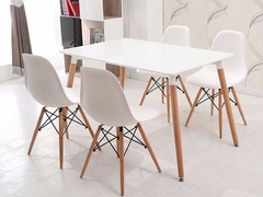 Set de Mesa Eames Rectangular + 4 sillas - comprar online