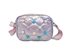 Cartera c/Pompones - comprar online