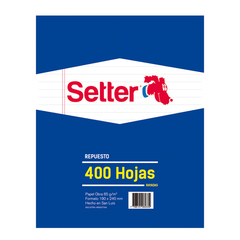 Repuesto SETTER x 400 Hojas - comprar online