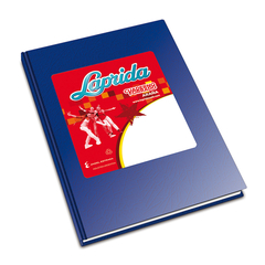 Cuaderno Tapa Dura Laprida x 50 hojas LISO forrado azul