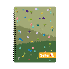Cuaderno SETTER City Life Espiral A4 x 80 Hojas - Dominó Online
