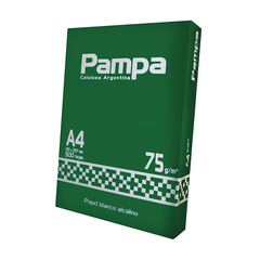 Resma A4 Pampa Celulosa Arg 75 Grs 21x29,7 cm