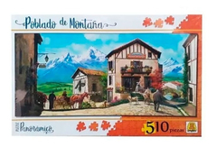 Puzzle 510 piezas - Poblado de montañas