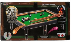 Juego Pool 2 x 1 y Smoker Mediano en Caja - Dominó Online