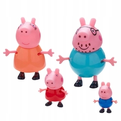 Familia Peppa Pig x 4 con Accesorios - Dominó Online