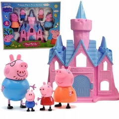 Familia Peppa Pig x 4 con Accesorios