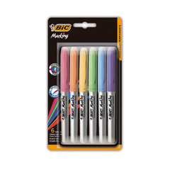 Marcadores Bic Pastel x6