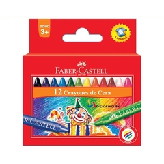 Crayones de Cera FABER Linea Roja x 12 - comprar online