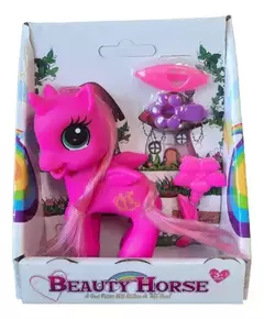 Pony con Accesorios BEAUTY HORSE en Caja visor