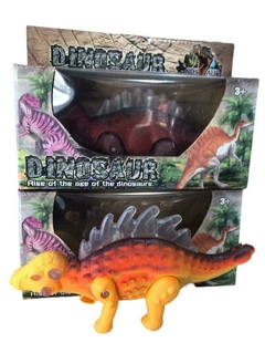 Dinosaurio a pilas en caja