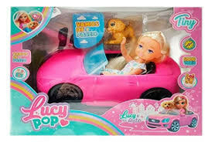 Muñeca LUCY POP TINY con Auto en caja