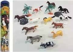 Animalitos de la granja MANYMALS en tubo - comprar online