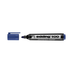 Marcador EDDING E100 Permanente punta redonda Azul