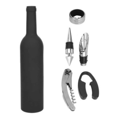 Kit de Abridor de Vino con Soporte en forma de Botella - comprar online
