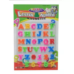 Letras imantadas LETTER & NUMBERS en blister