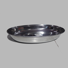 Fuente Oval Profunda 30 cm Acero Inoxidable - comprar online