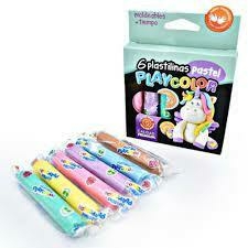 Plastilina PLAYCOLOR Pastel x 6 en caja