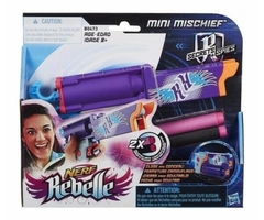 Pistola Nerf Violeta Rebelle Mini Mischief - comprar online