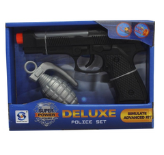 Pistola a Pilas C/Granada Deluxe en Caja