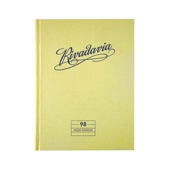 Cuaderno tapa dura Rivadavia x98 hojas rayado