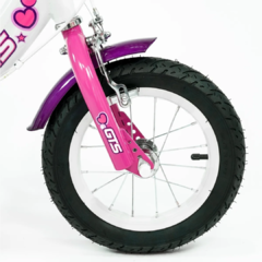 Imagen de Bicicleta Infantil Rodado 16 Blanco y Rosa
