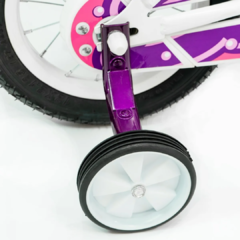 Bicicleta Infantil Rodado 16 Blanco y Rosa - tienda online