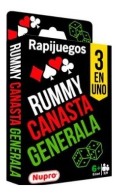 3 en 1 - Rummy - Canasta - Generala