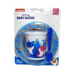 Bowl + Taza y Cuchara Baby Shark