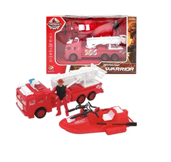 Set Bombero Rescate Warrior en Caja