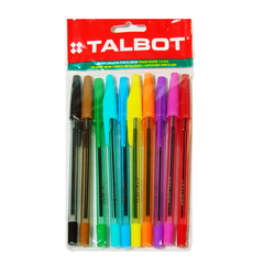 Bolígrafos x 10 Neon Talbot
