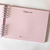 Kit Livro e Caderneta Minimalista Rosa - comprar online