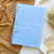 Caderneta de Saúde Minimalista Azul