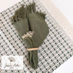 Lugar americano rustic • verde musgo - comprar online