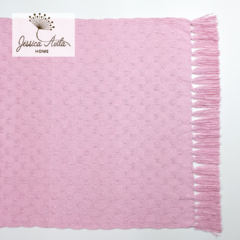 Lugar americano campestre liso • rosa bebê - comprar online